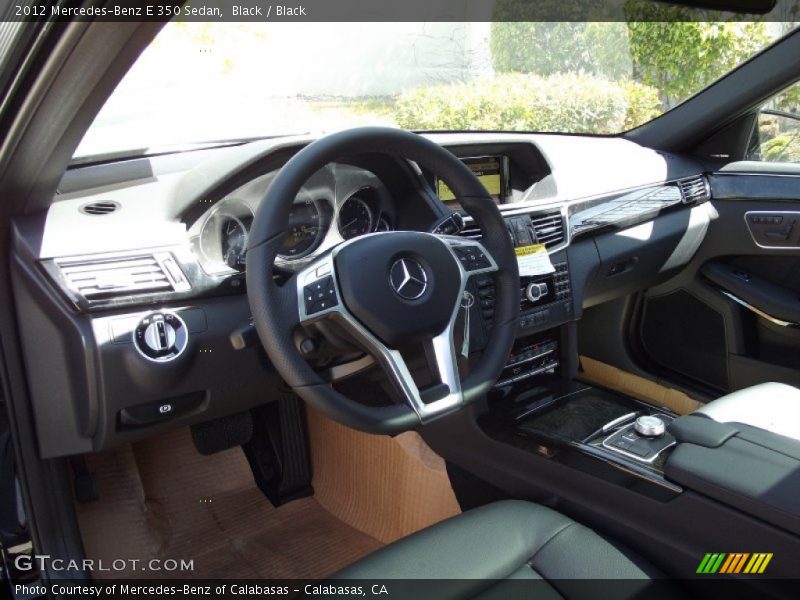 Black / Black 2012 Mercedes-Benz E 350 Sedan