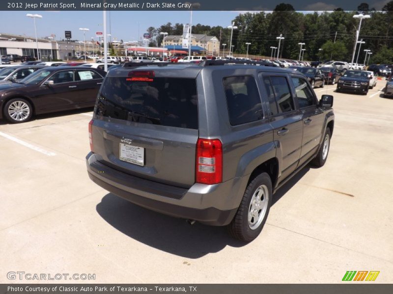 Mineral Gray Metallic / Dark Slate Gray 2012 Jeep Patriot Sport
