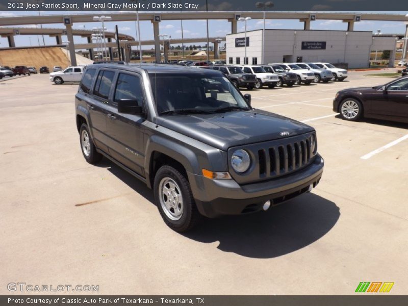 Mineral Gray Metallic / Dark Slate Gray 2012 Jeep Patriot Sport