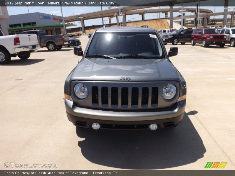 Mineral Gray Metallic / Dark Slate Gray 2012 Jeep Patriot Sport