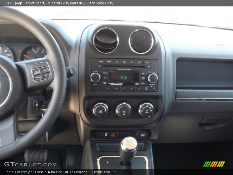 Mineral Gray Metallic / Dark Slate Gray 2012 Jeep Patriot Sport