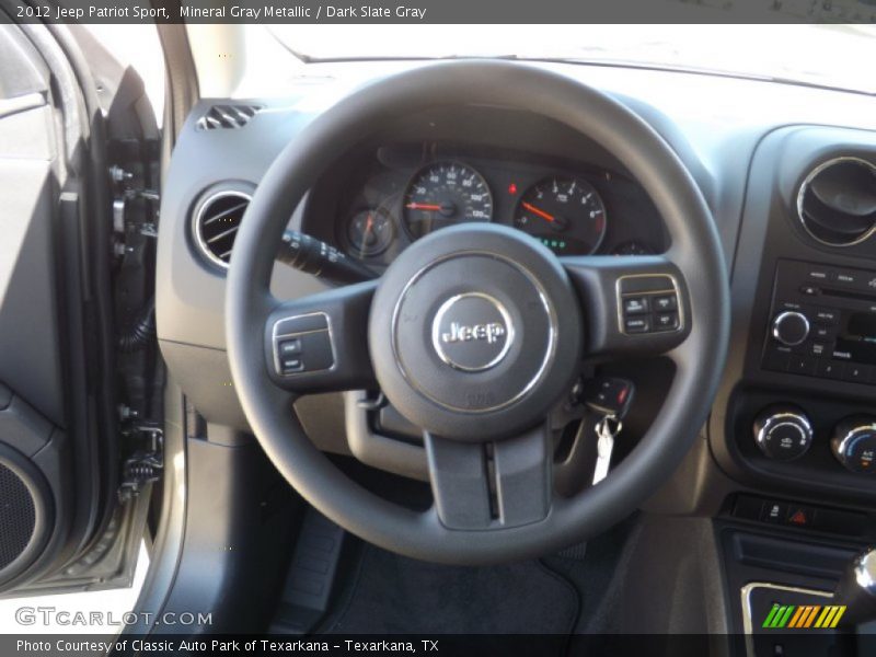 Mineral Gray Metallic / Dark Slate Gray 2012 Jeep Patriot Sport