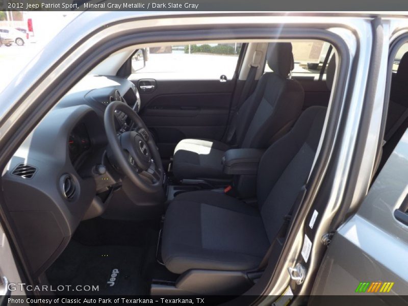 Mineral Gray Metallic / Dark Slate Gray 2012 Jeep Patriot Sport