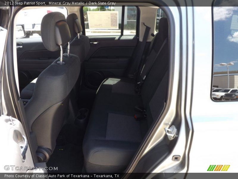 Mineral Gray Metallic / Dark Slate Gray 2012 Jeep Patriot Sport