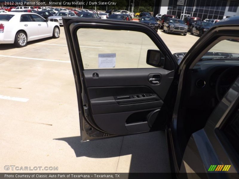 Mineral Gray Metallic / Dark Slate Gray 2012 Jeep Patriot Sport