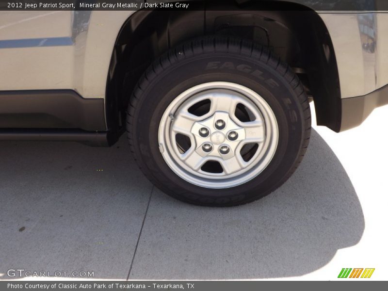 Mineral Gray Metallic / Dark Slate Gray 2012 Jeep Patriot Sport