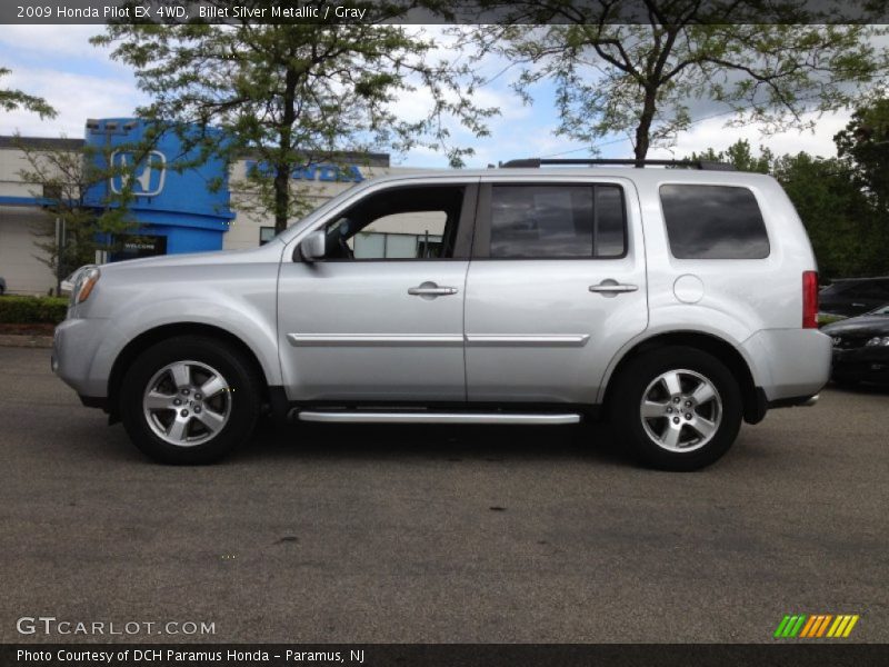 Billet Silver Metallic / Gray 2009 Honda Pilot EX 4WD