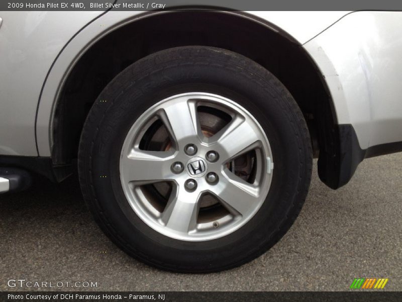 Billet Silver Metallic / Gray 2009 Honda Pilot EX 4WD