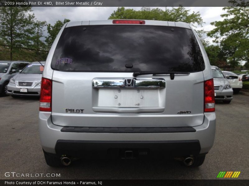 Billet Silver Metallic / Gray 2009 Honda Pilot EX 4WD