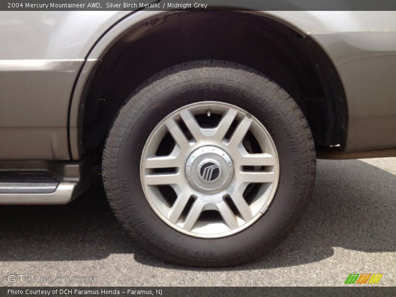 Silver Birch Metallic / Midnight Grey 2004 Mercury Mountaineer AWD