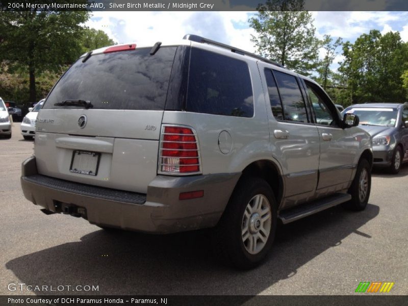 Silver Birch Metallic / Midnight Grey 2004 Mercury Mountaineer AWD