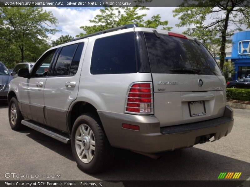 Silver Birch Metallic / Midnight Grey 2004 Mercury Mountaineer AWD