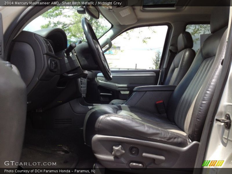Silver Birch Metallic / Midnight Grey 2004 Mercury Mountaineer AWD