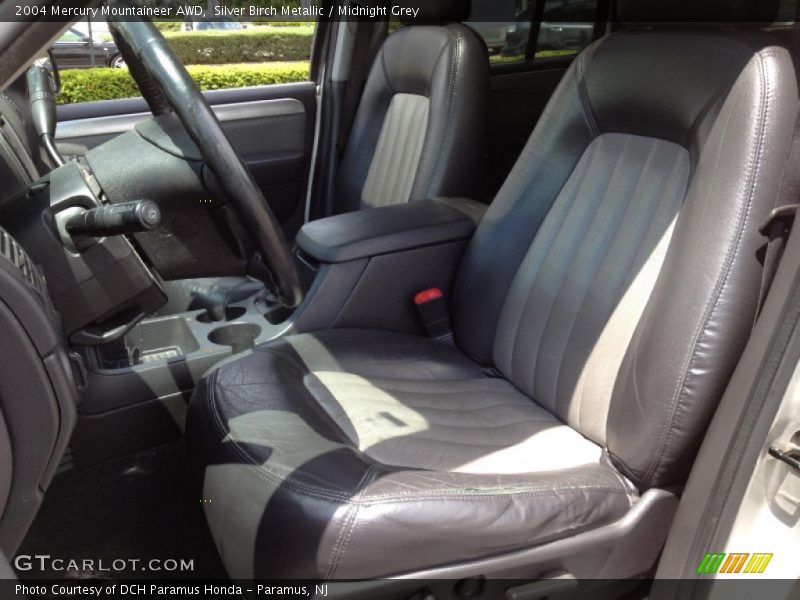 Silver Birch Metallic / Midnight Grey 2004 Mercury Mountaineer AWD