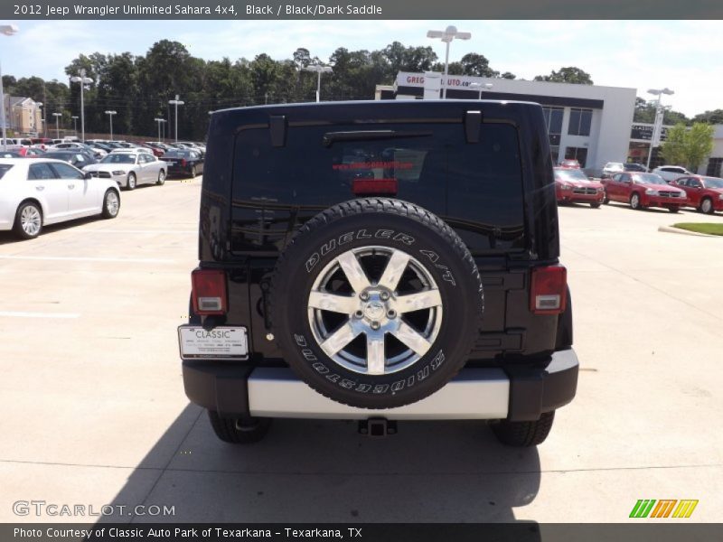 Black / Black/Dark Saddle 2012 Jeep Wrangler Unlimited Sahara 4x4
