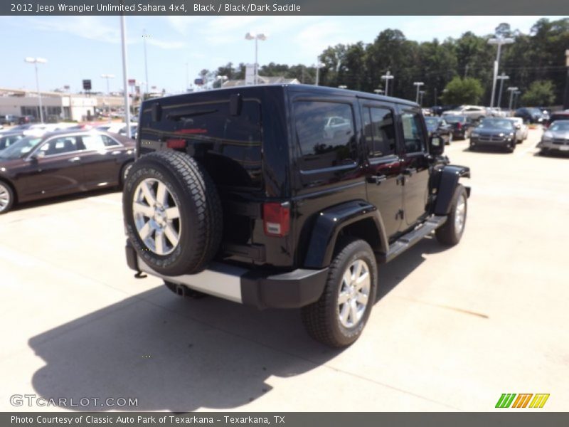 Black / Black/Dark Saddle 2012 Jeep Wrangler Unlimited Sahara 4x4