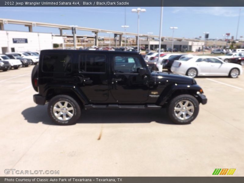 Black / Black/Dark Saddle 2012 Jeep Wrangler Unlimited Sahara 4x4