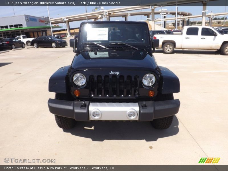 Black / Black/Dark Saddle 2012 Jeep Wrangler Unlimited Sahara 4x4