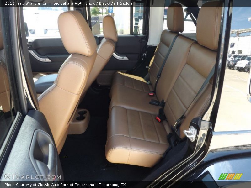Black / Black/Dark Saddle 2012 Jeep Wrangler Unlimited Sahara 4x4