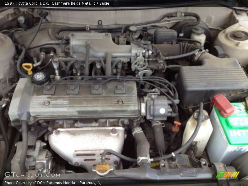  1997 Corolla DX Engine - 1.8 Liter DOHC 16-Valve 4 Cylinder