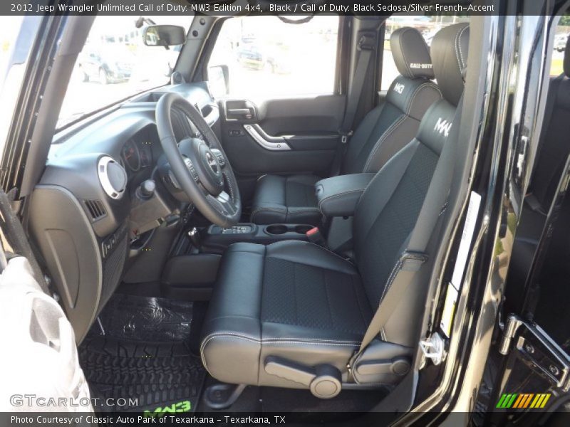  2012 Wrangler Unlimited Call of Duty: MW3 Edition 4x4 Call of Duty: Black Sedosa/Silver French-Accent Interior