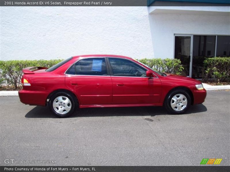 Firepepper Red Pearl / Ivory 2001 Honda Accord EX V6 Sedan