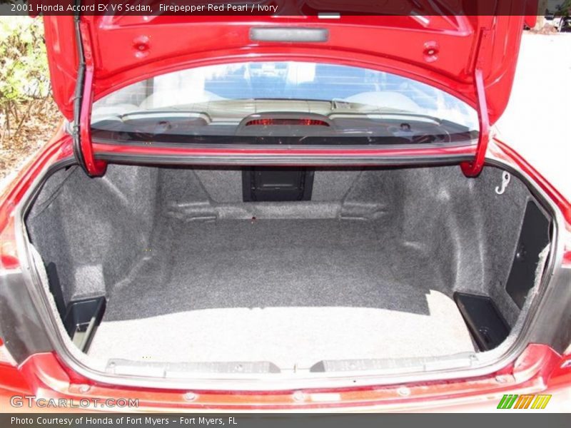 Firepepper Red Pearl / Ivory 2001 Honda Accord EX V6 Sedan