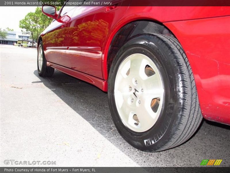 Firepepper Red Pearl / Ivory 2001 Honda Accord EX V6 Sedan