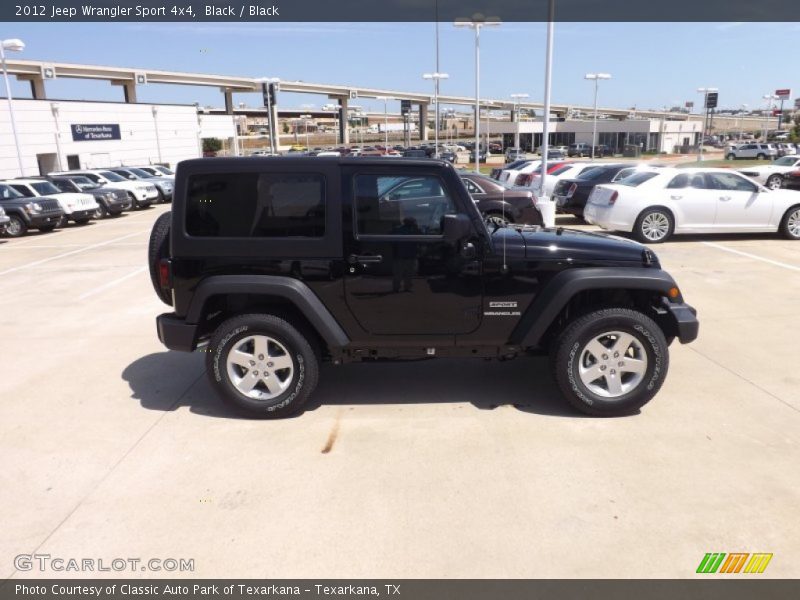 Black / Black 2012 Jeep Wrangler Sport 4x4