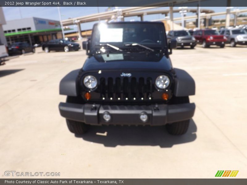 Black / Black 2012 Jeep Wrangler Sport 4x4