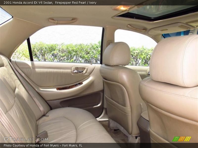 Firepepper Red Pearl / Ivory 2001 Honda Accord EX V6 Sedan