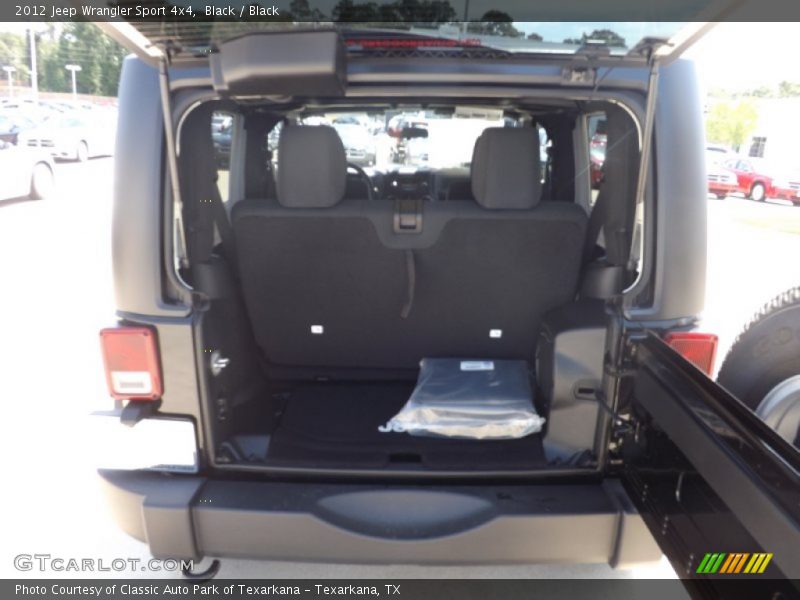 Black / Black 2012 Jeep Wrangler Sport 4x4