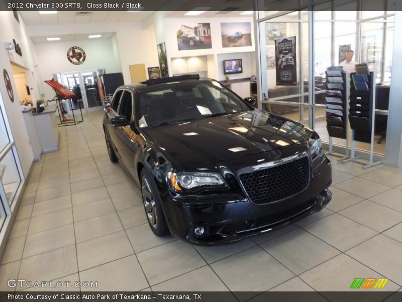 Gloss Black / Black 2012 Chrysler 300 SRT8