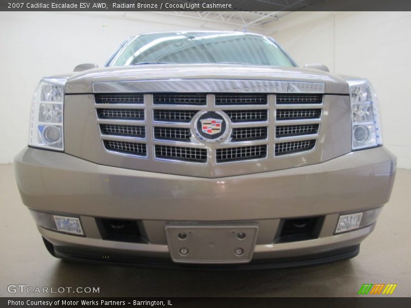 Radiant Bronze / Cocoa/Light Cashmere 2007 Cadillac Escalade ESV AWD