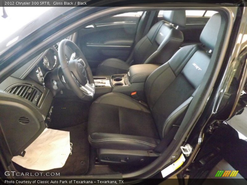  2012 300 SRT8 Black Interior