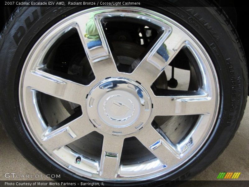 Radiant Bronze / Cocoa/Light Cashmere 2007 Cadillac Escalade ESV AWD