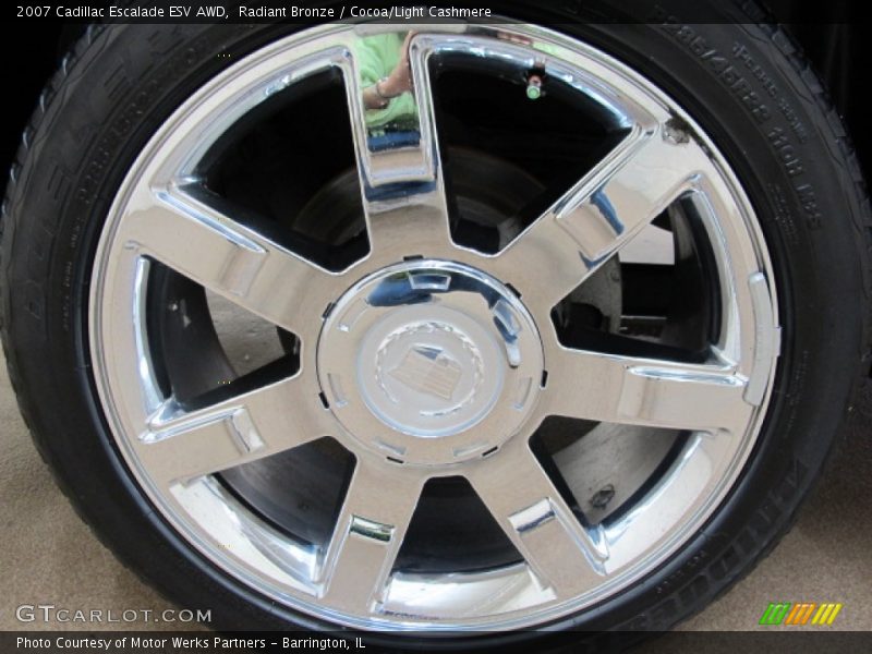 Radiant Bronze / Cocoa/Light Cashmere 2007 Cadillac Escalade ESV AWD