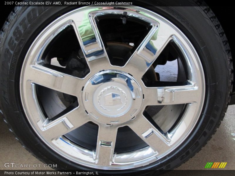 Radiant Bronze / Cocoa/Light Cashmere 2007 Cadillac Escalade ESV AWD