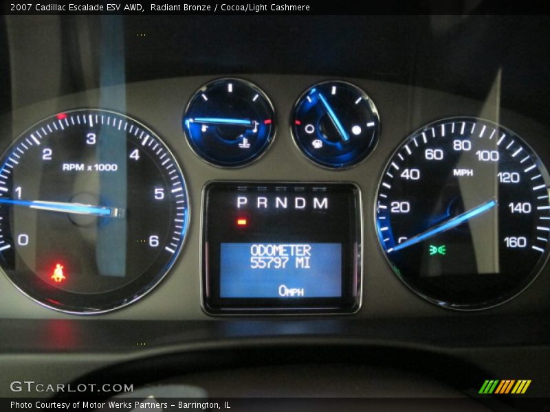 Radiant Bronze / Cocoa/Light Cashmere 2007 Cadillac Escalade ESV AWD