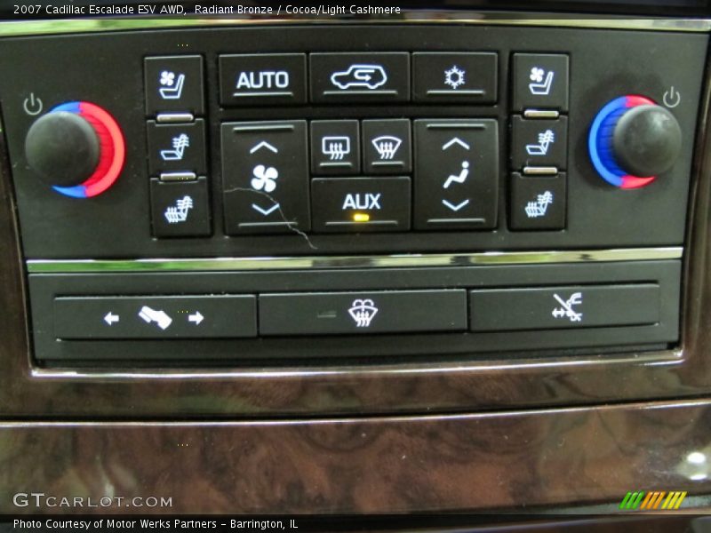 Radiant Bronze / Cocoa/Light Cashmere 2007 Cadillac Escalade ESV AWD