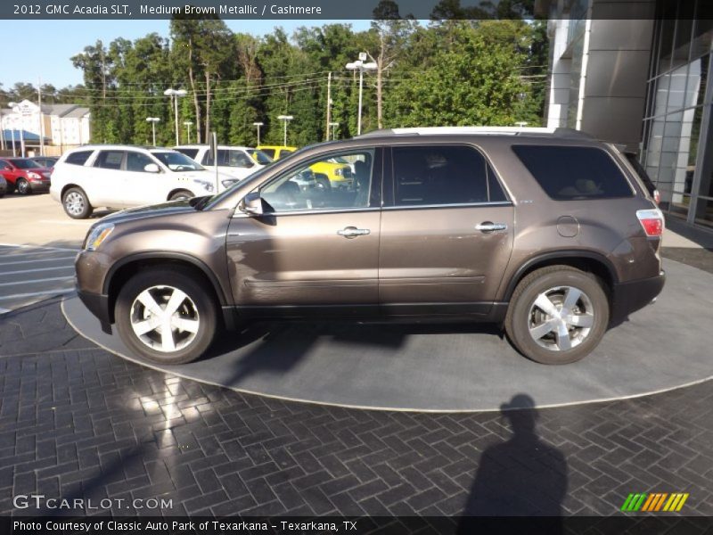 Medium Brown Metallic / Cashmere 2012 GMC Acadia SLT