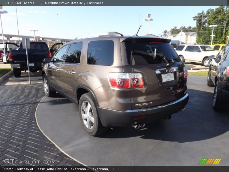 Medium Brown Metallic / Cashmere 2012 GMC Acadia SLT