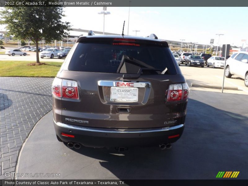 Medium Brown Metallic / Cashmere 2012 GMC Acadia SLT