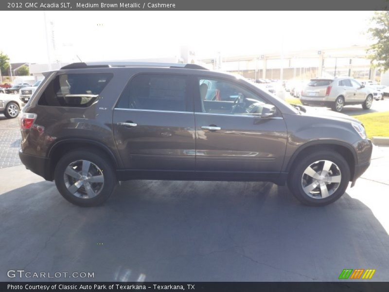 Medium Brown Metallic / Cashmere 2012 GMC Acadia SLT