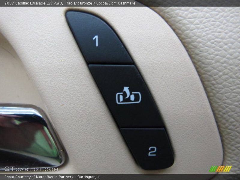 Radiant Bronze / Cocoa/Light Cashmere 2007 Cadillac Escalade ESV AWD