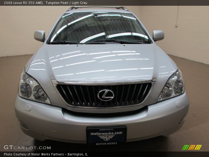 Tungsten Pearl / Light Gray 2009 Lexus RX 350 AWD