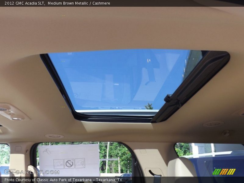Medium Brown Metallic / Cashmere 2012 GMC Acadia SLT