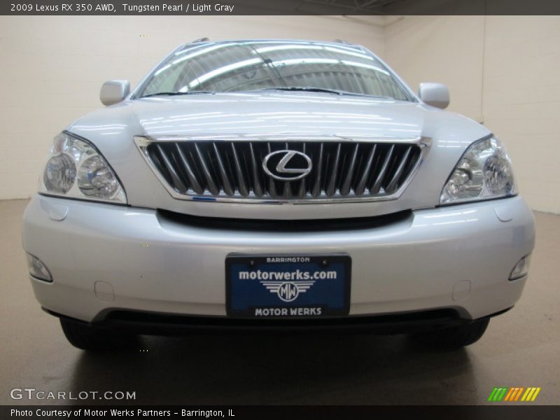 Tungsten Pearl / Light Gray 2009 Lexus RX 350 AWD