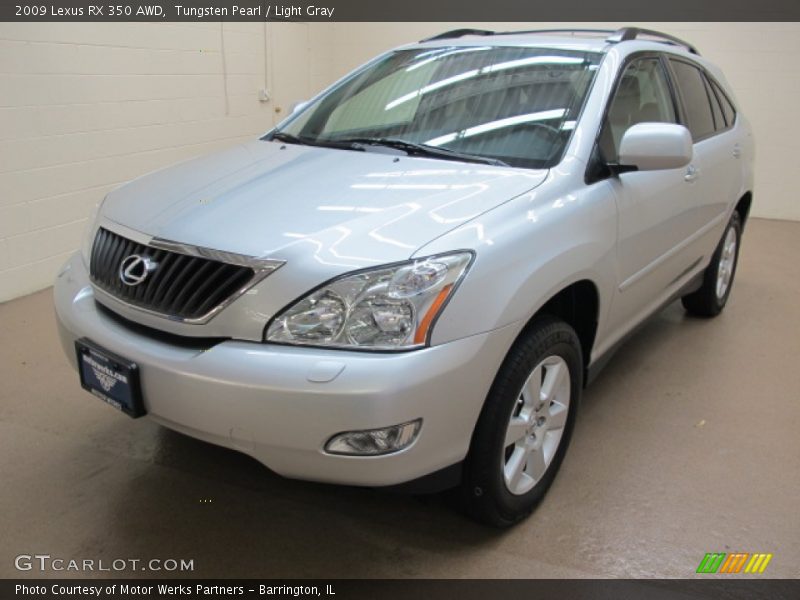 Tungsten Pearl / Light Gray 2009 Lexus RX 350 AWD