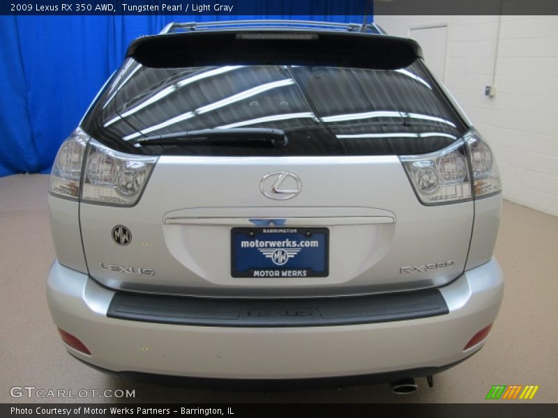 Tungsten Pearl / Light Gray 2009 Lexus RX 350 AWD